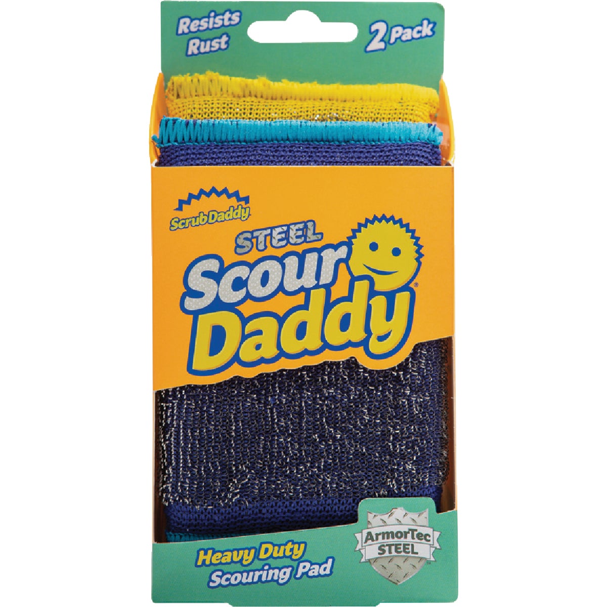 Scrub Daddy Scour Daddy Steel Scouring Pad (2-Pack) Image 5