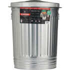 Behrens 31 Gal. Silver Trash Can with Lid Image 3