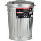 Behrens 20 Gal. Silver Trash Can with Lid Image 1