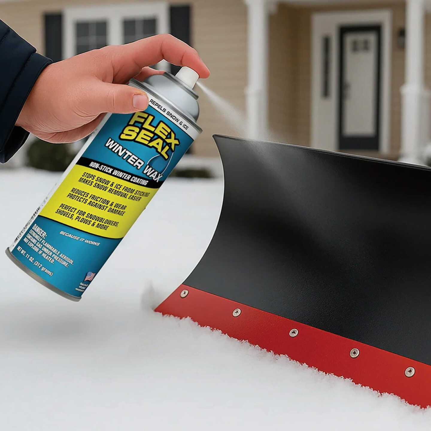 Flex Seal 11 Oz. Winter Wax Aerosol Spray Wax Lubricant Image 4