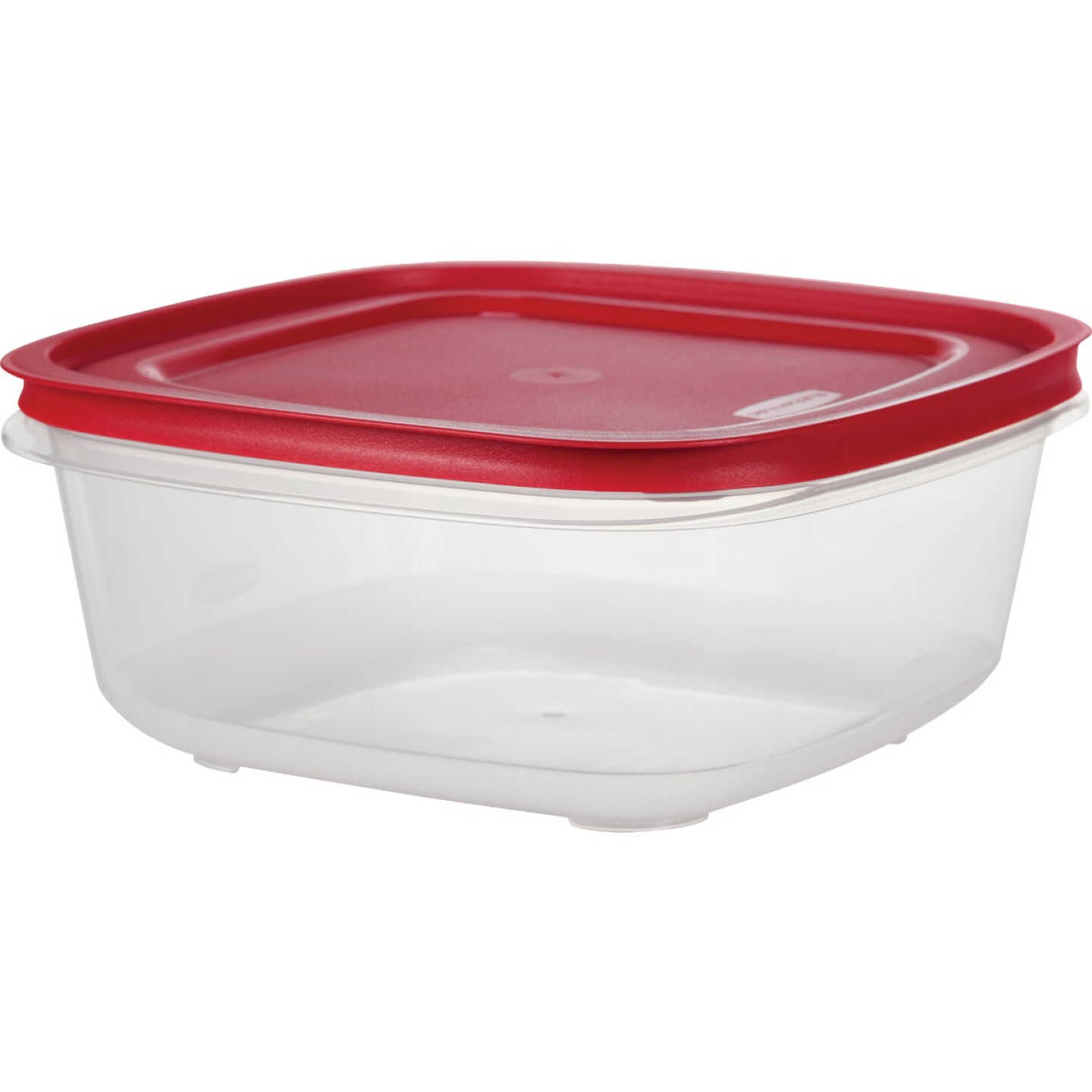 Rubbermaid EasyStore 14.66 C. Clear Square Food Storage Container with Lid Image 4