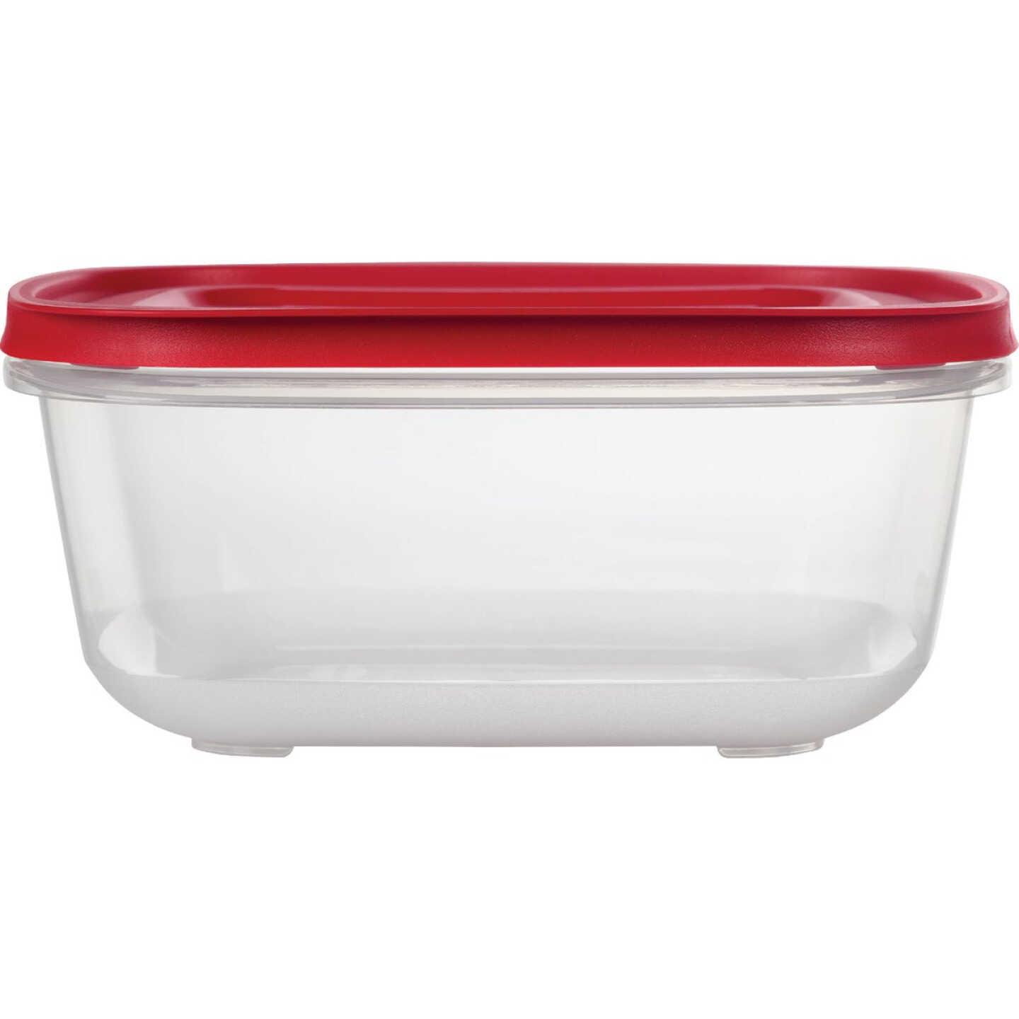 Rubbermaid EasyStore 14.66 C. Clear Square Food Storage Container with Lid Image 5