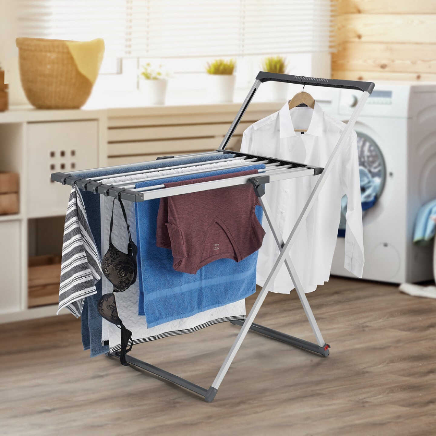 Polder Ultralight Aluminum Laundry Stand Image 2