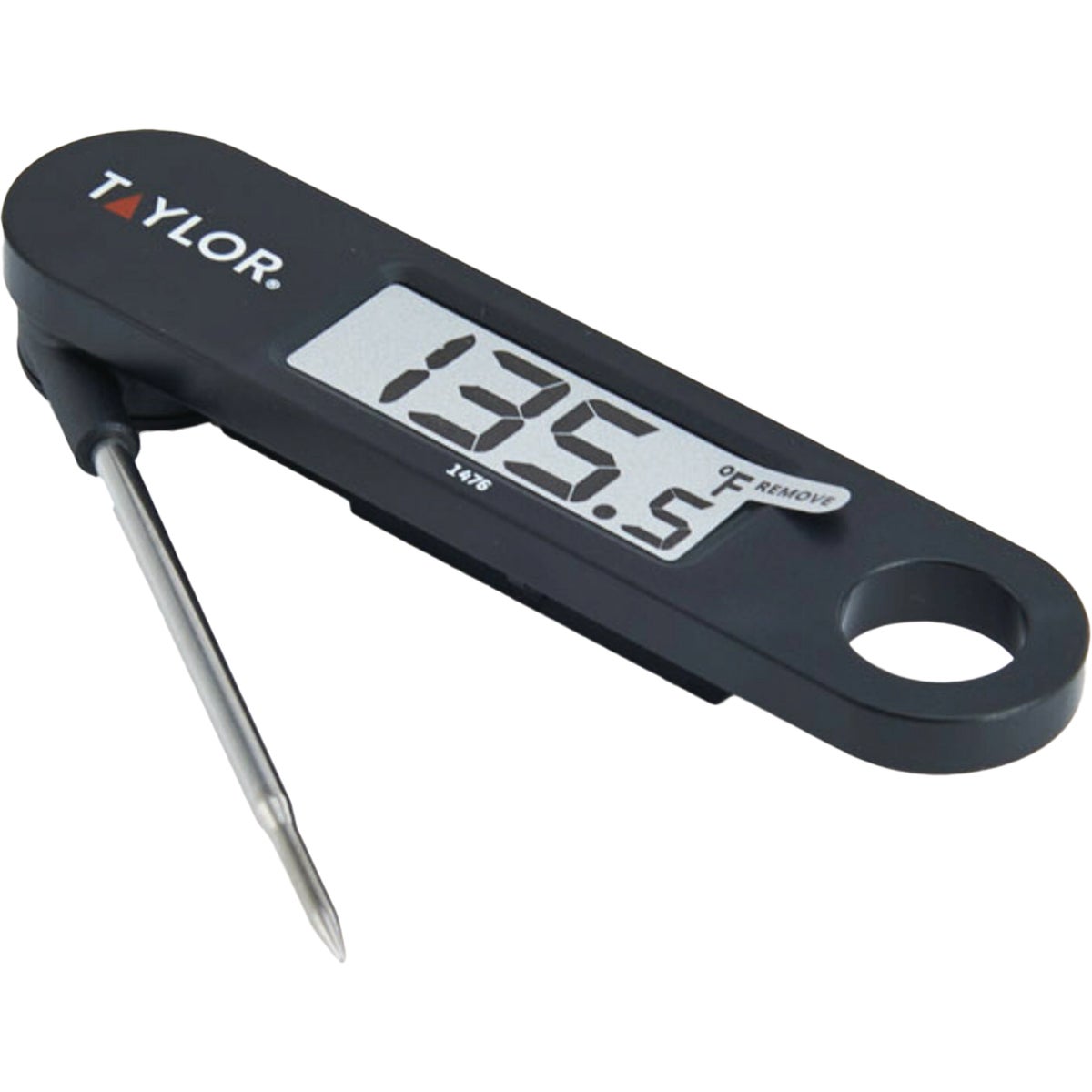 Taylor Black Digital Folding Probe Cooking Thermometer