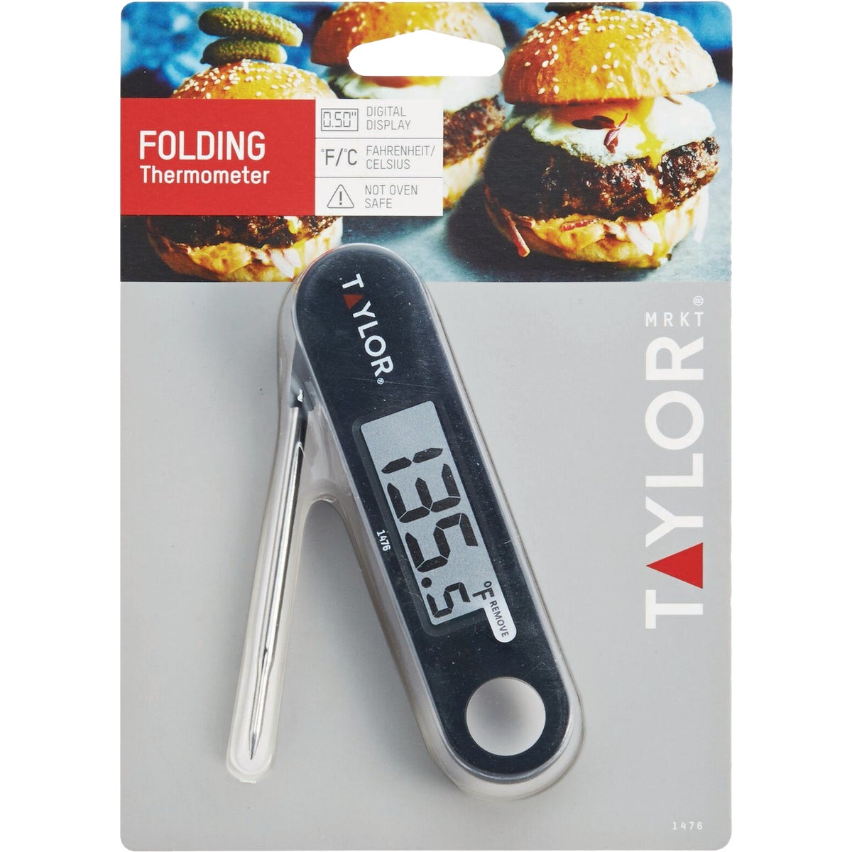 Taylor Black Digital Folding Probe Cooking Thermometer Image 3