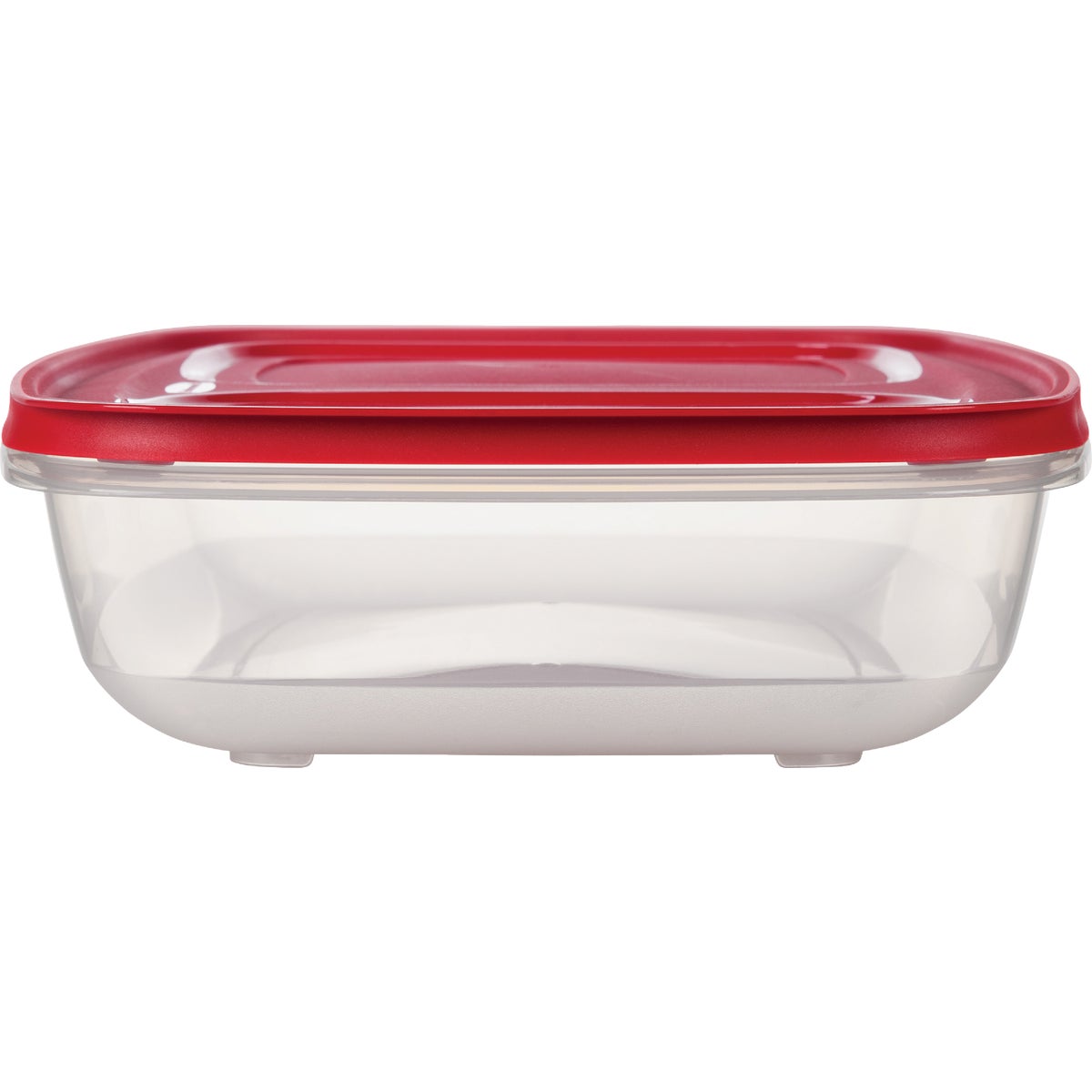 Rubbermaid EasyStore 28.8 C. Clear Rectangular Food Storage Container with Lid Image 5