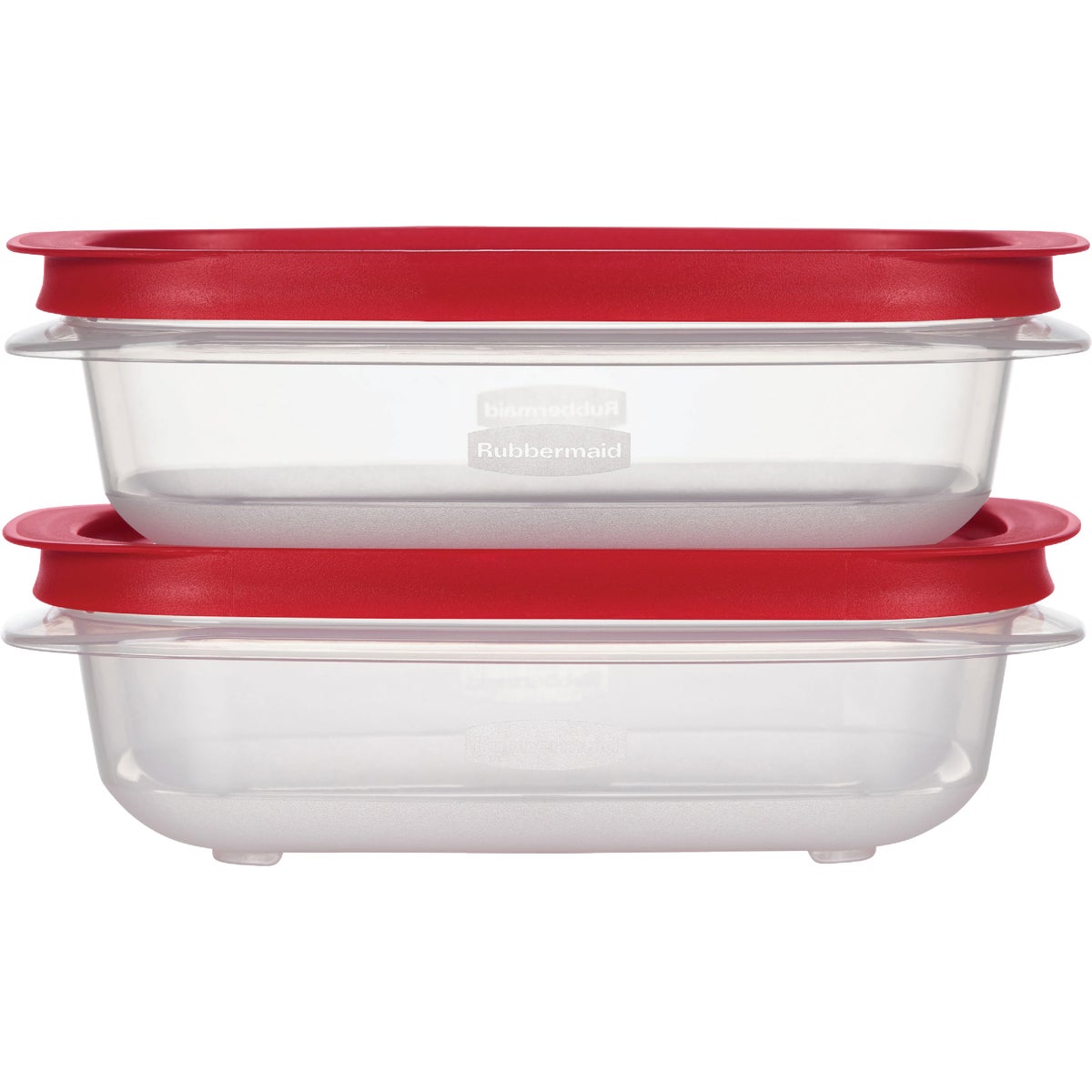 Rubbermaid 3.57-Cup EasyStore Rectangular Food Storage Container with Lid (2 Pack) Image 2