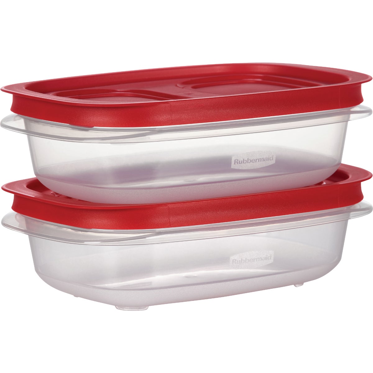 Rubbermaid 3.57-Cup EasyStore Rectangular Food Storage Container with Lid (2 Pack) Image 4
