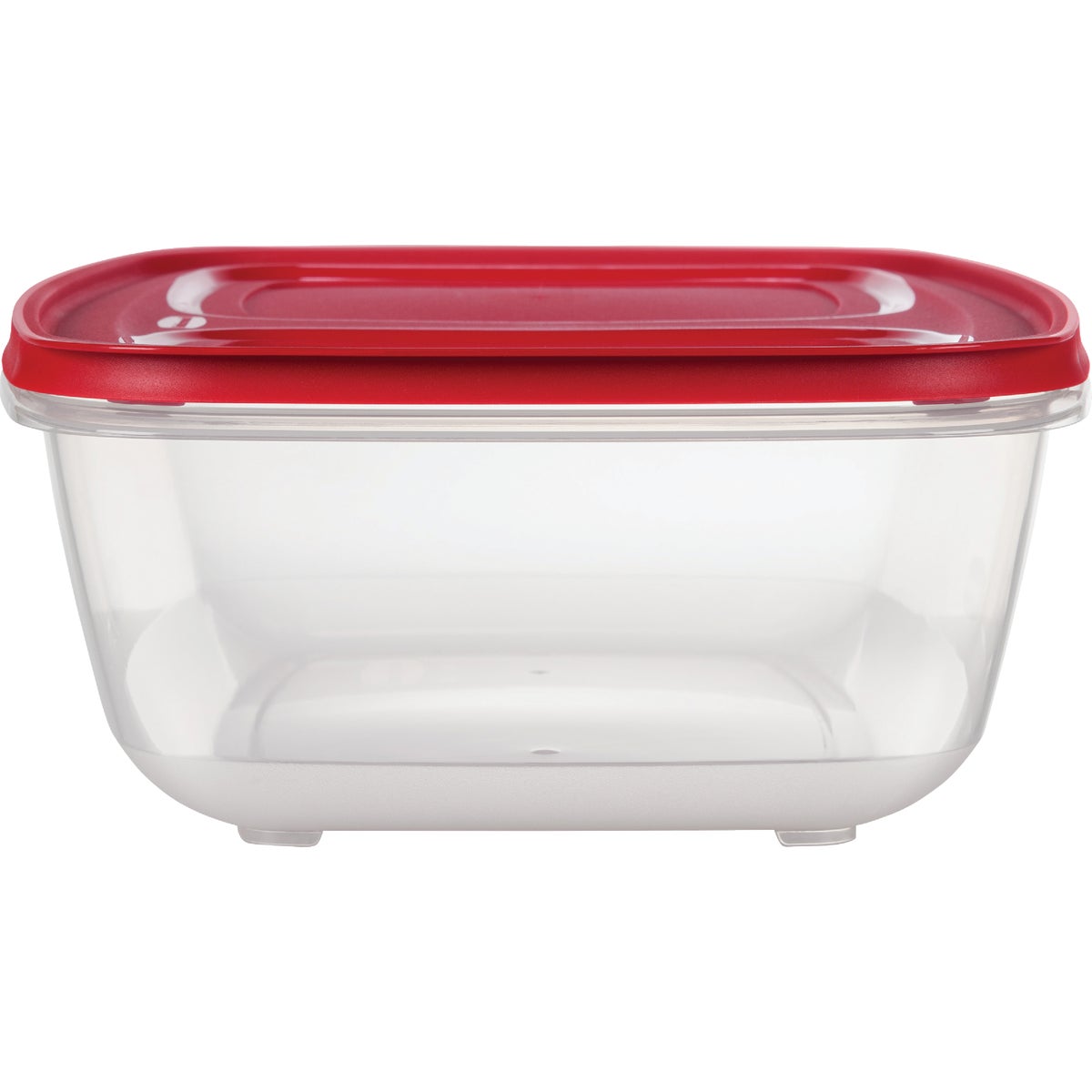Rubbermaid EasyStore 41.5 C. Clear Rectangular Food Storage Container with Lid Image 3