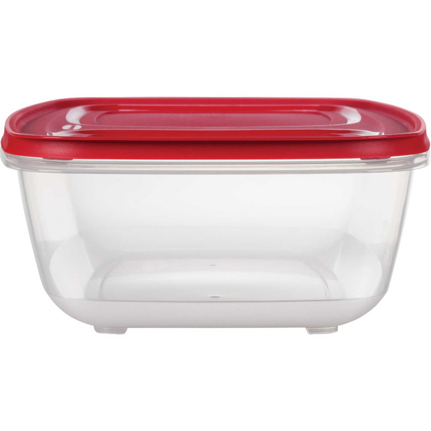 Rubbermaid EasyStore 41.5 C. Clear Rectangular Food Storage Container with Lid Image 3