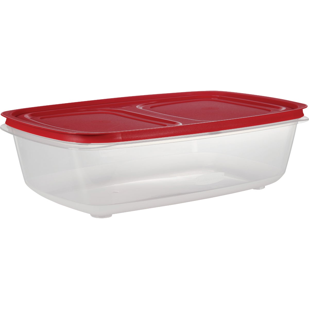 Rubbermaid EasyStore 41.5 C. Clear Rectangular Food Storage Container with Lid Image 6