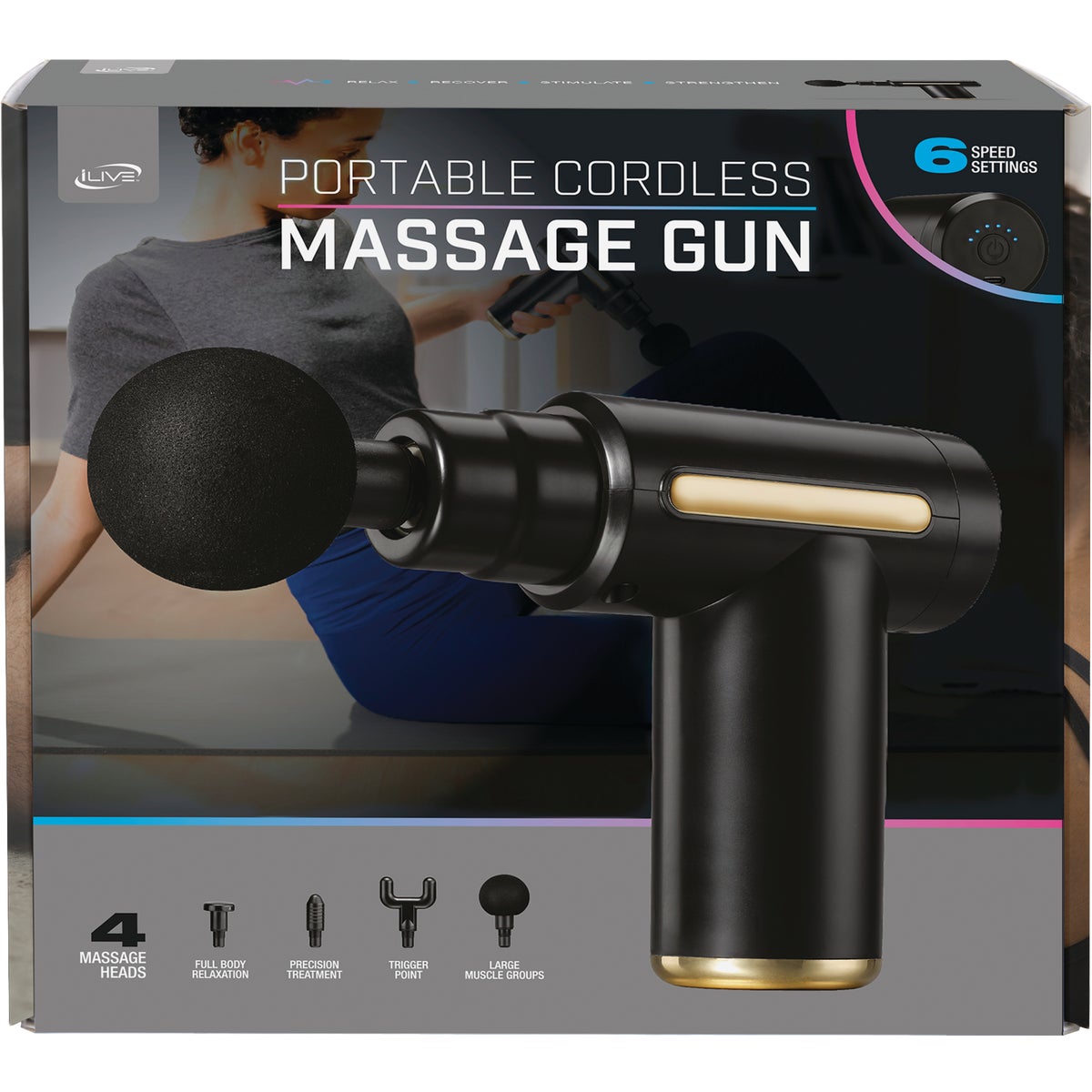 iLive Personal Handheld Massager Image 3