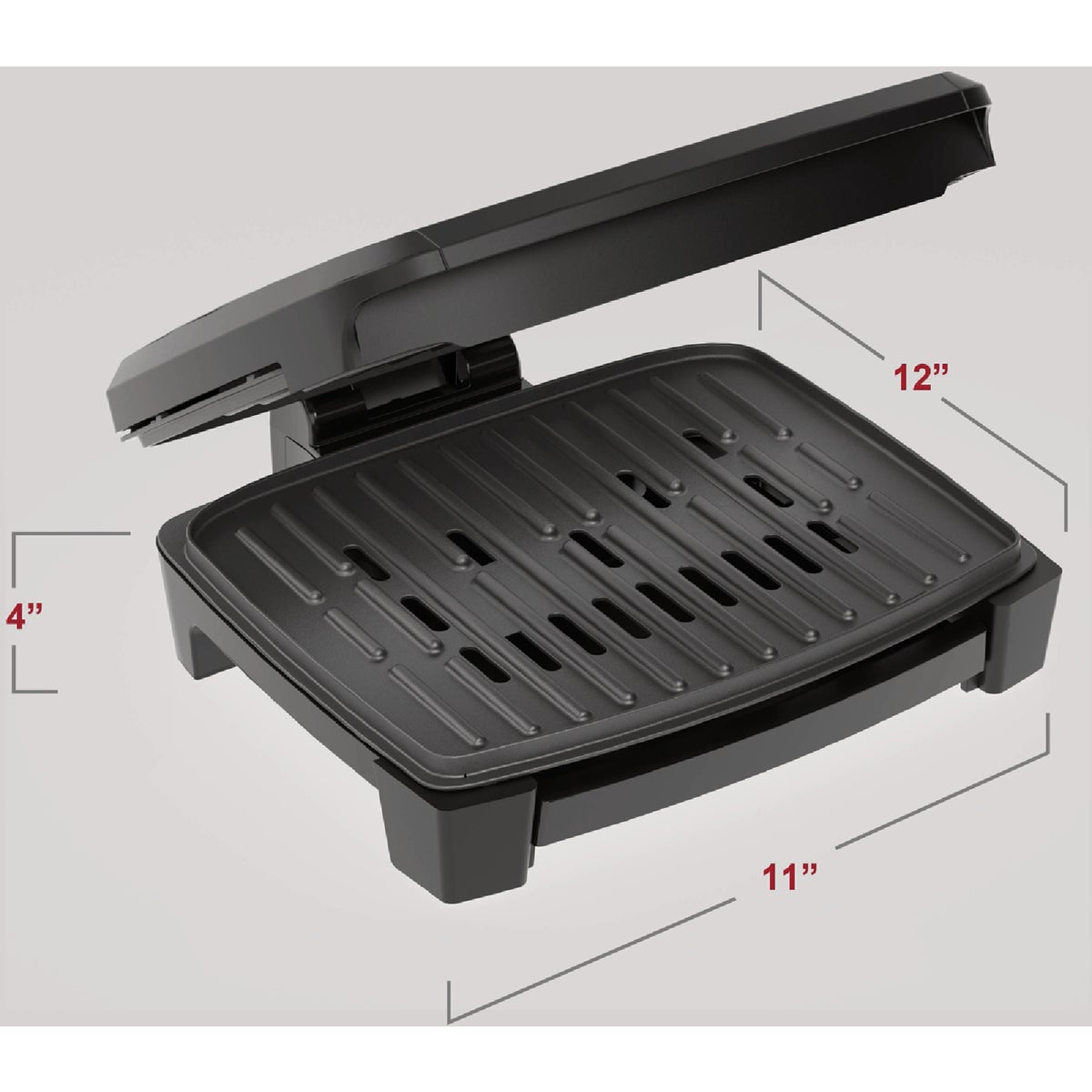 George Foreman 5-Serving Submersible Grill with Black Plates Image 4