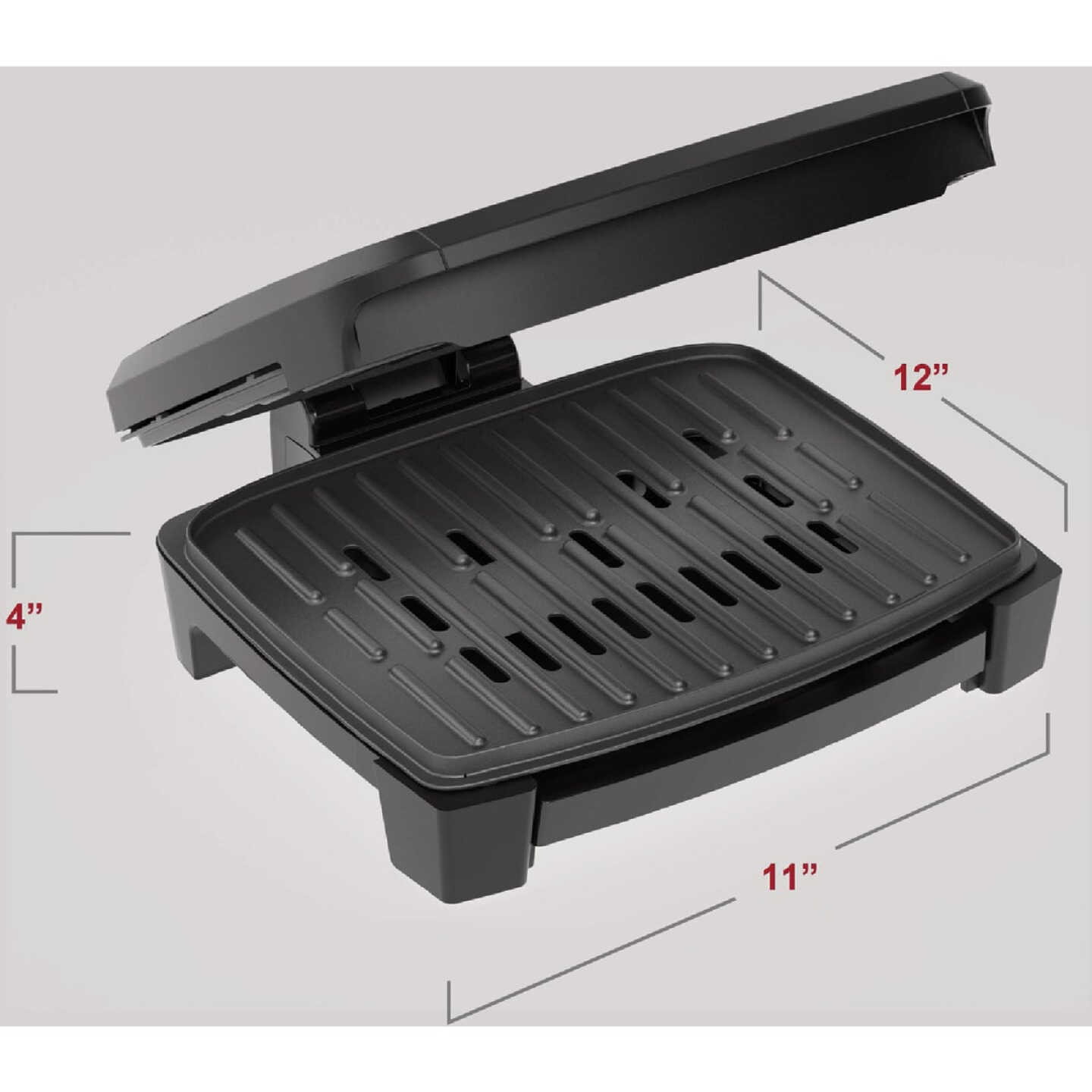 George Foreman 5-Serving Submersible Grill with Black Plates Image 4