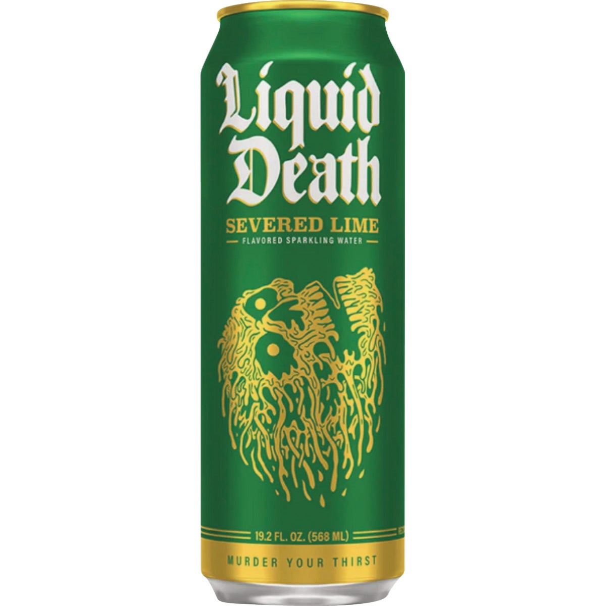 Liquid Death 19.2 Oz. Severed Lime 100% Sparkling Mountain Water