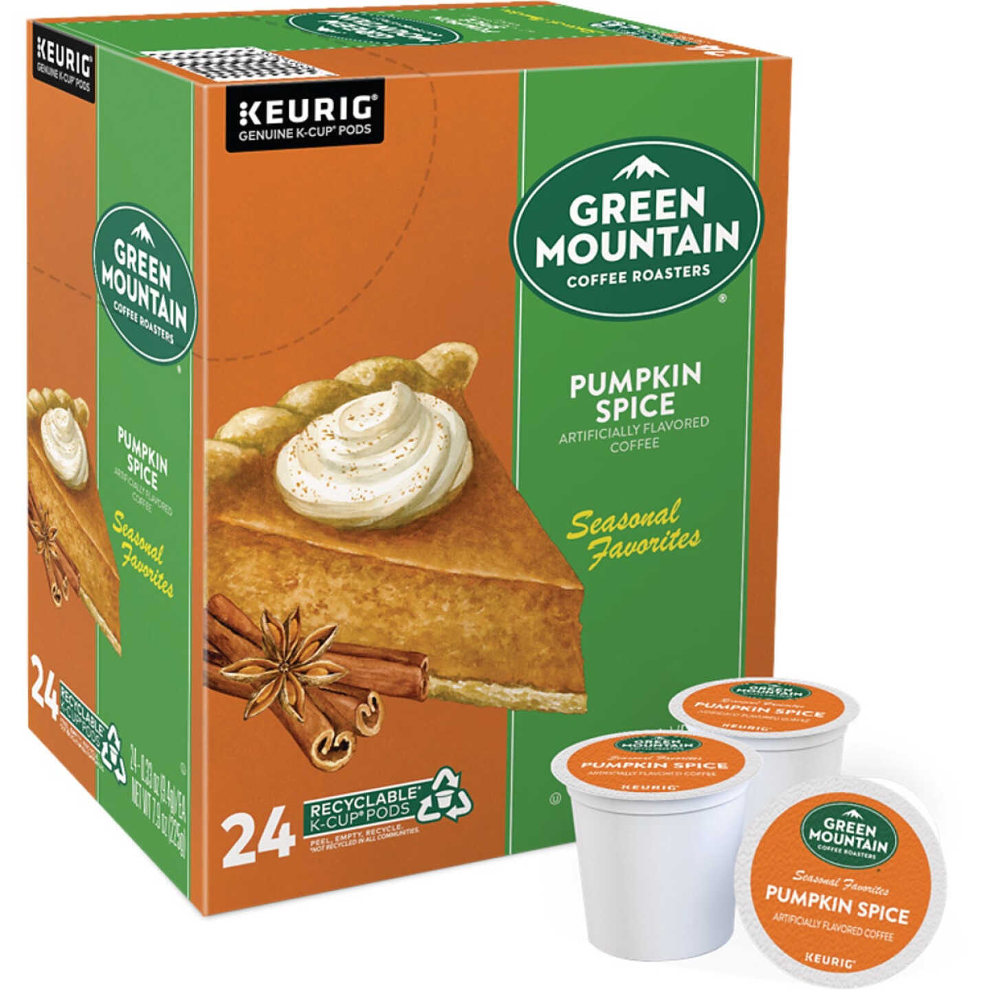 Keurig Green Mountain Coffee Pumpkin Spice K-Cup (24-Pack) Image 1