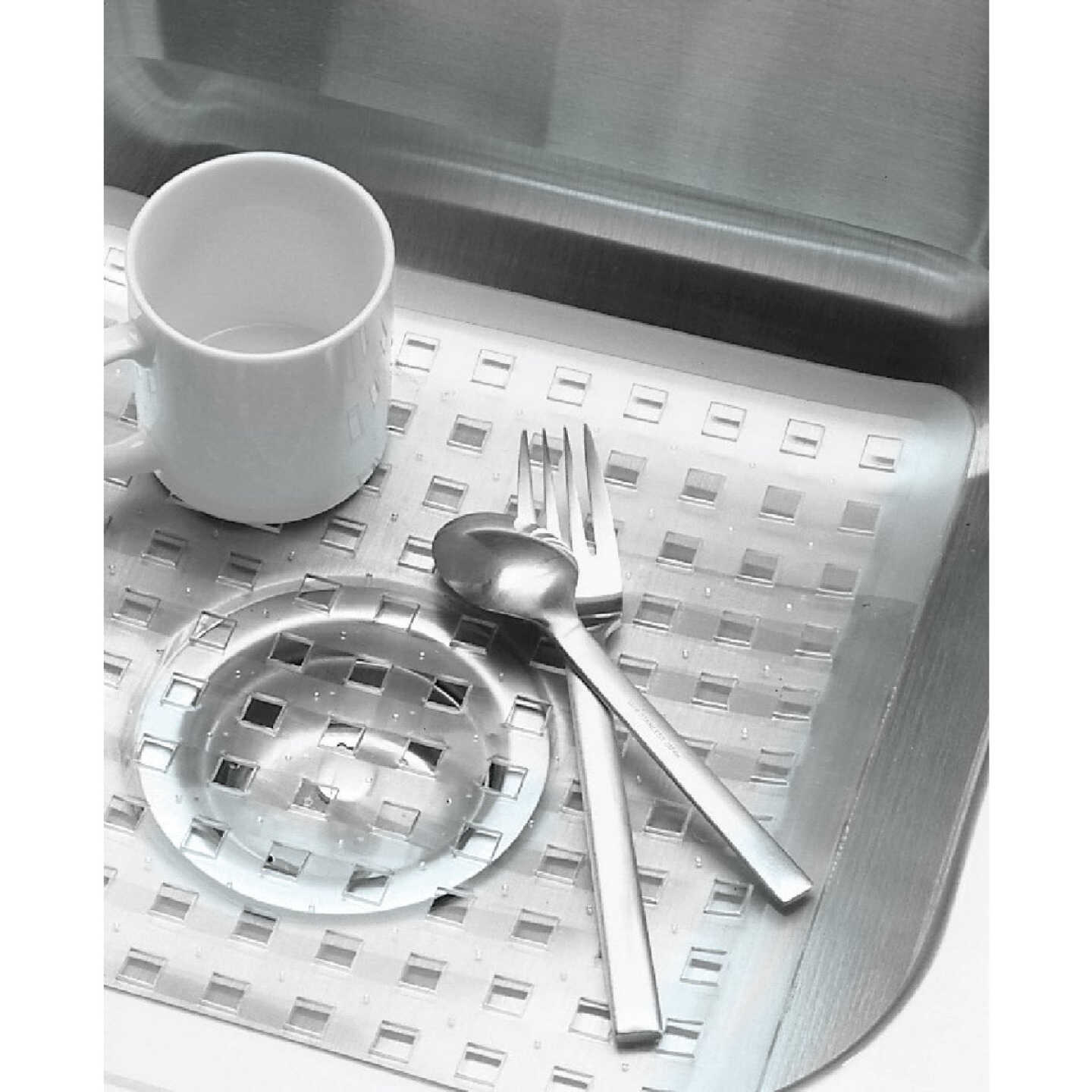 iDesign Sinkworks 12.5 In. x 16 In. Euro Clear PVC Sink Mat Image 2