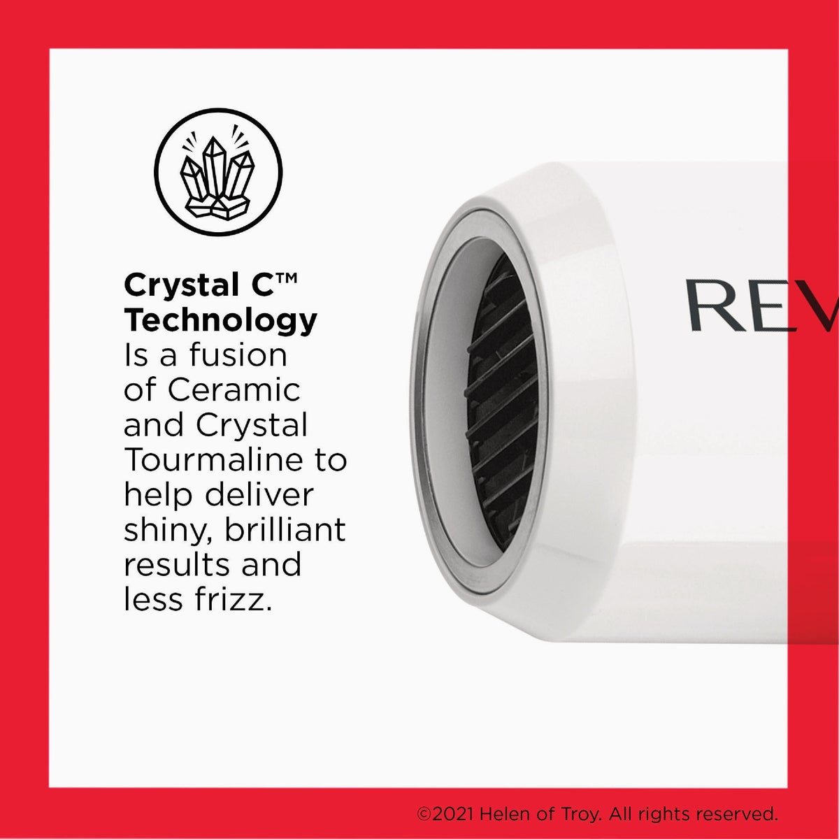 Revlon Crystal C Compact Hair Dryer Image 3