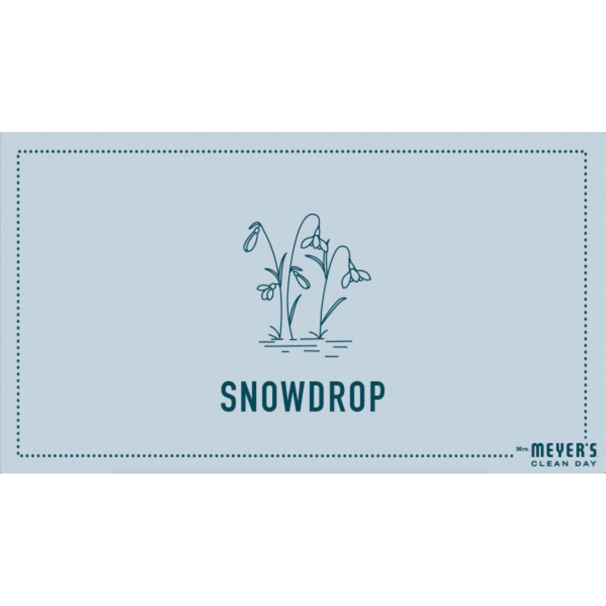 Mrs. Meyer's Clean Day 7.2 Oz. Snowdrop Large Soy Candle Image 2