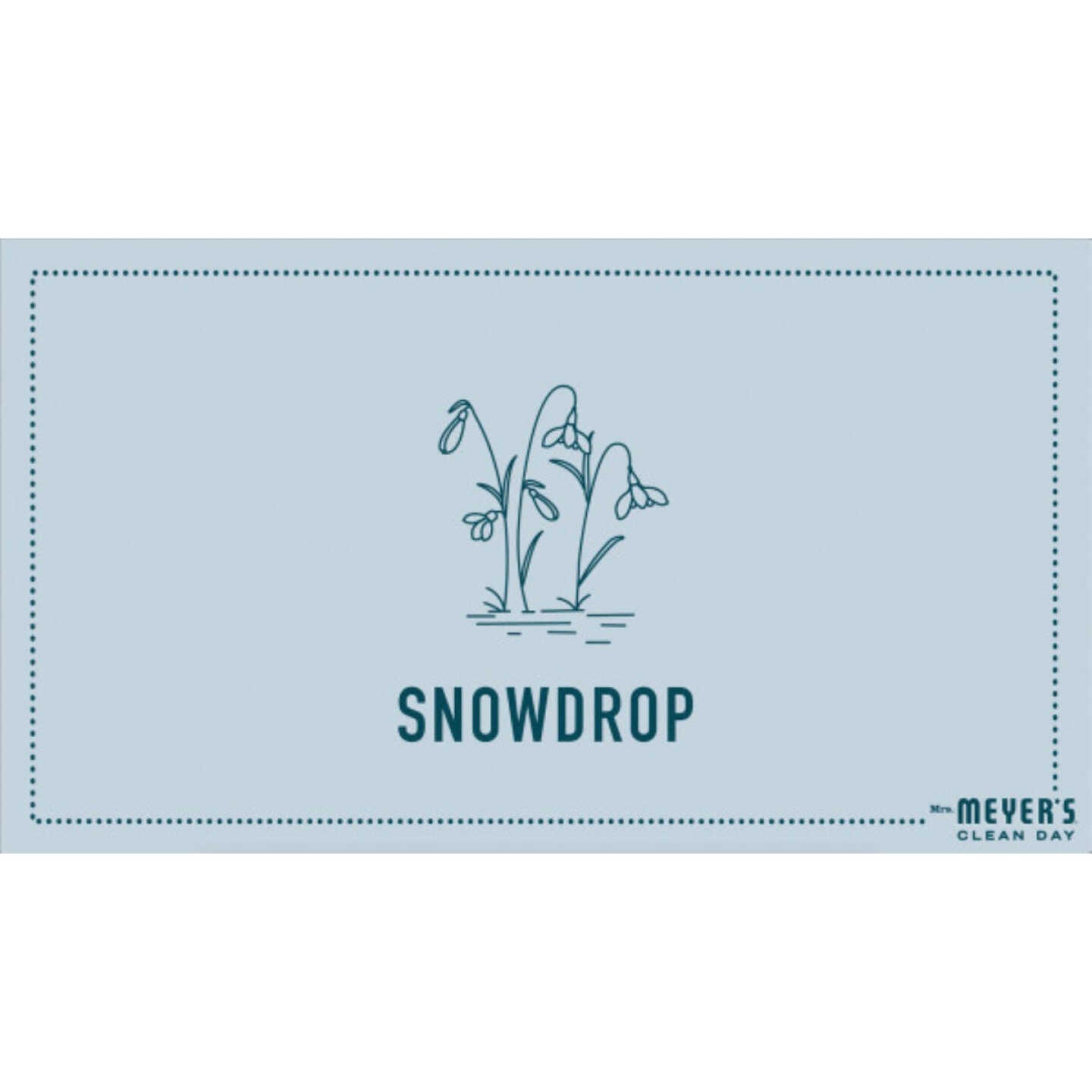 Mrs. Meyer's Clean Day 7.2 Oz. Snowdrop Large Soy Candle Image 2