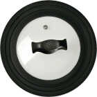 Epoca Ecolution Kitchen Extras Small Universal Vented Tempered Glass Lid with Silicone Rim Image 1