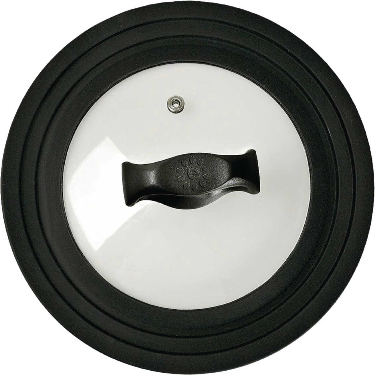 Epoca Ecolution Kitchen Extras Small Universal Vented Tempered Glass Lid with Silicone Rim Image 1