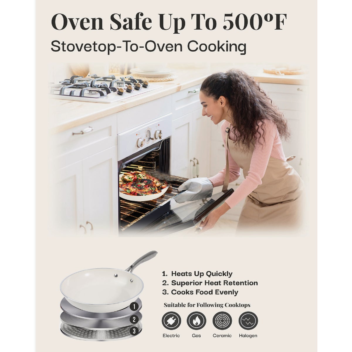 Gotham Steel Natural Collection 10 In. Fry Pan Image 4