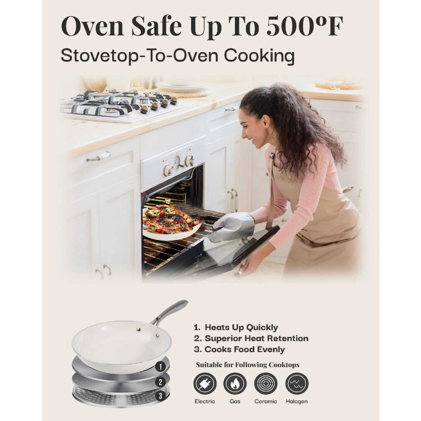 Gotham Steel Natural Collection 10 In. Fry Pan Image 4