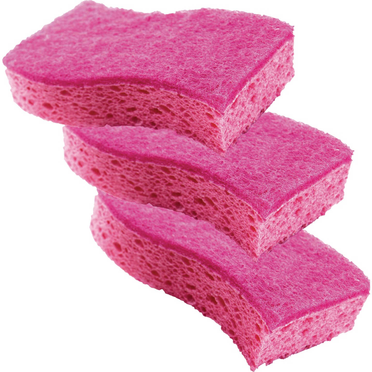 Scotch-Brite Gentle Clean Scrub Sponge, 4.4 In. x 2.6 In. x 0.7 In. Image 2