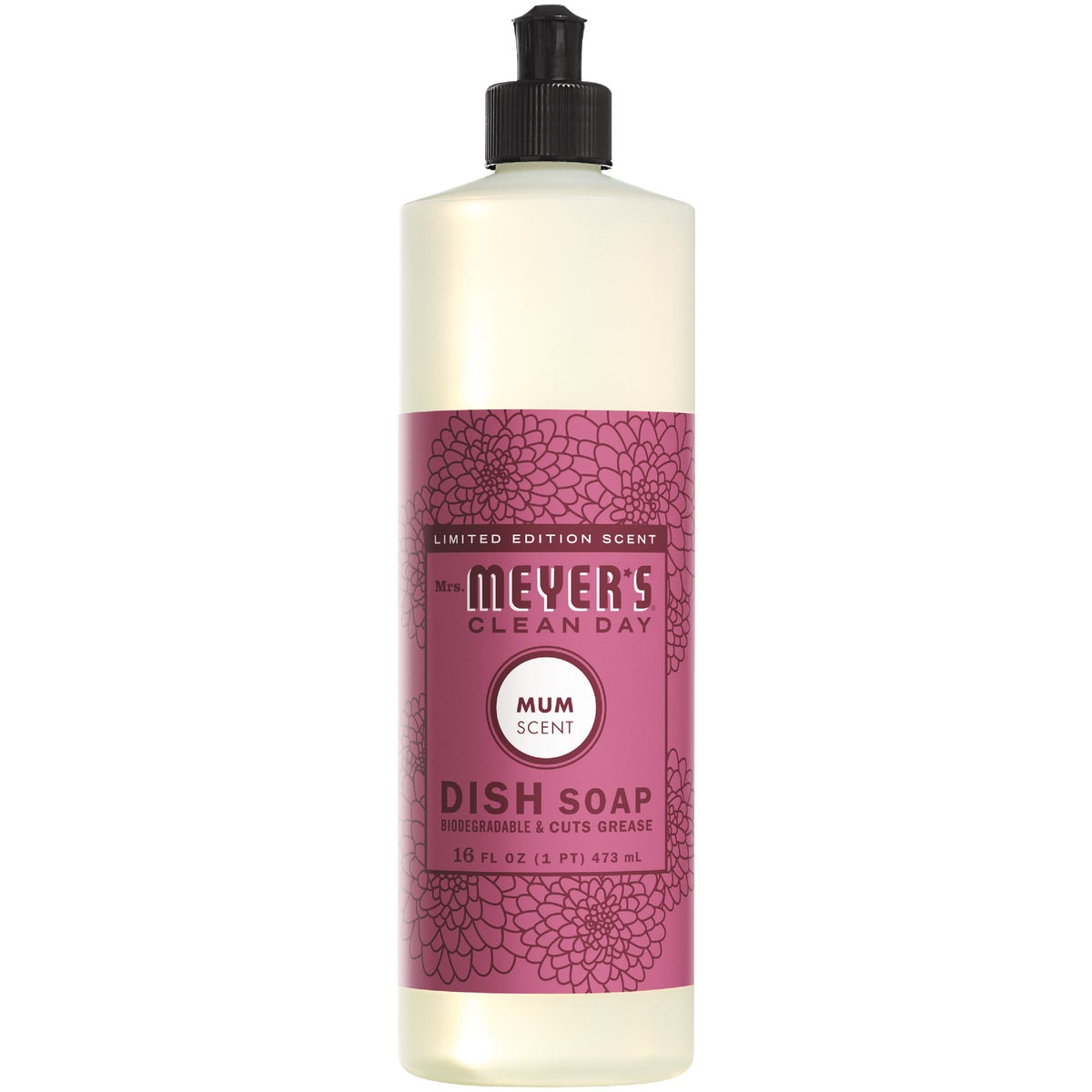 Mrs. Meyer's Clean Day 16 Oz. Elderberry Liquid Dish Soap