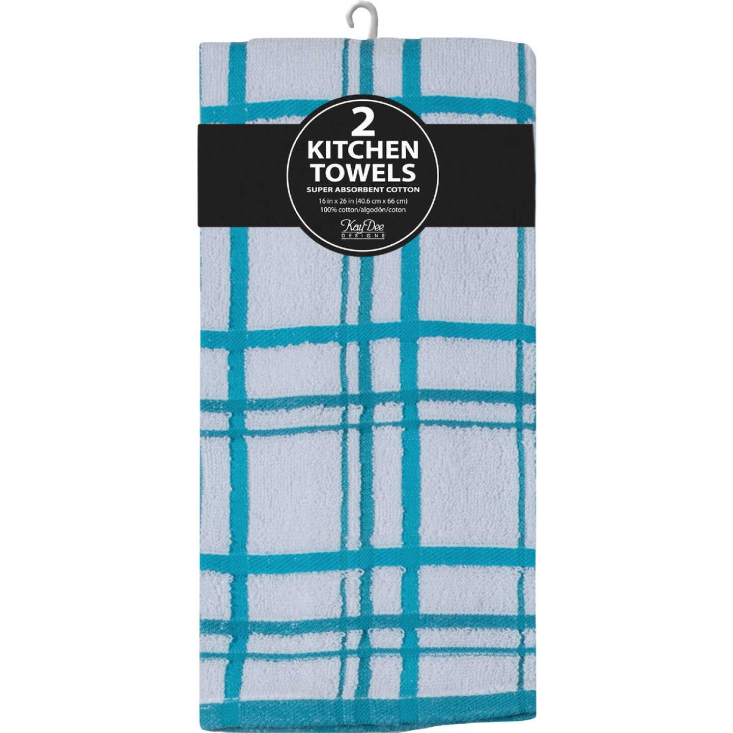 Kay Dee Designs Peacock Terry Kitchen Towel (2-Pack) Image 2