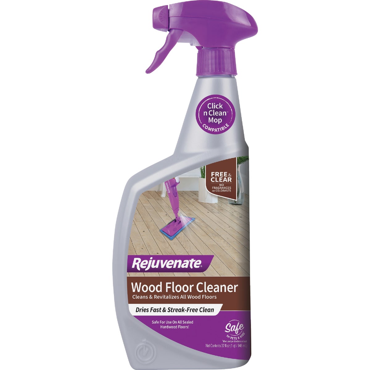 Rejuvenate 32 Oz. Professional Wood Floor Cleaner Image 1