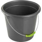 Smart Savers 10 Qt. Black Poly Bucket Image 1