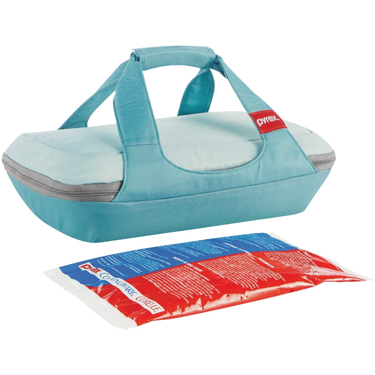 Pyrex Deep Portable Baking Dish with Sage Plastic Cover (4-Piece) Image 4