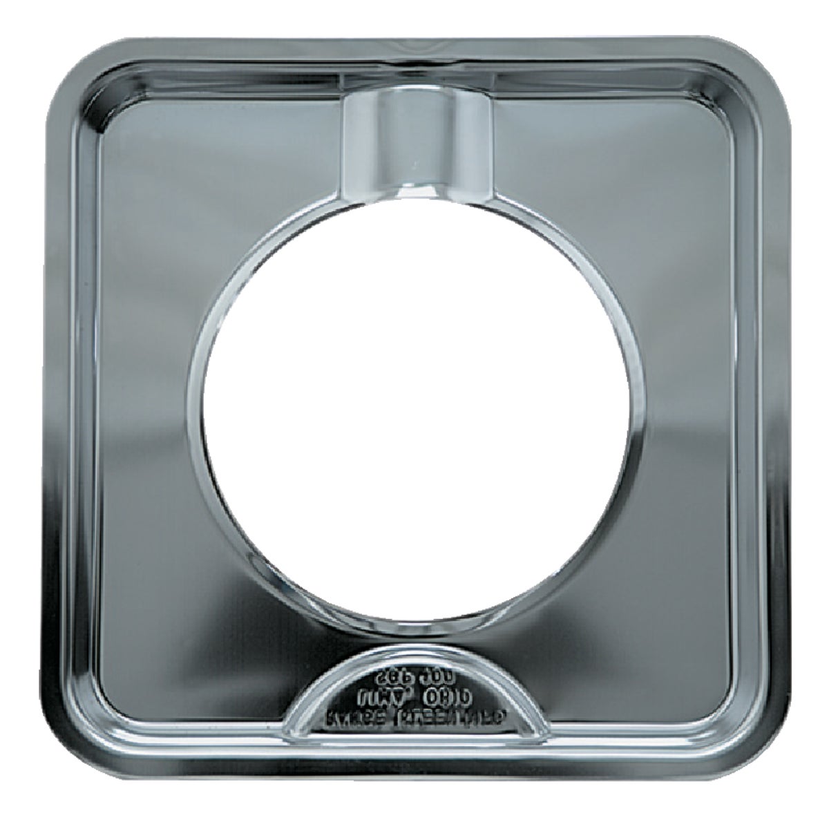 Range Kleen Gas 4-3/8" Style H Square Chrome Drip Pan Image 1