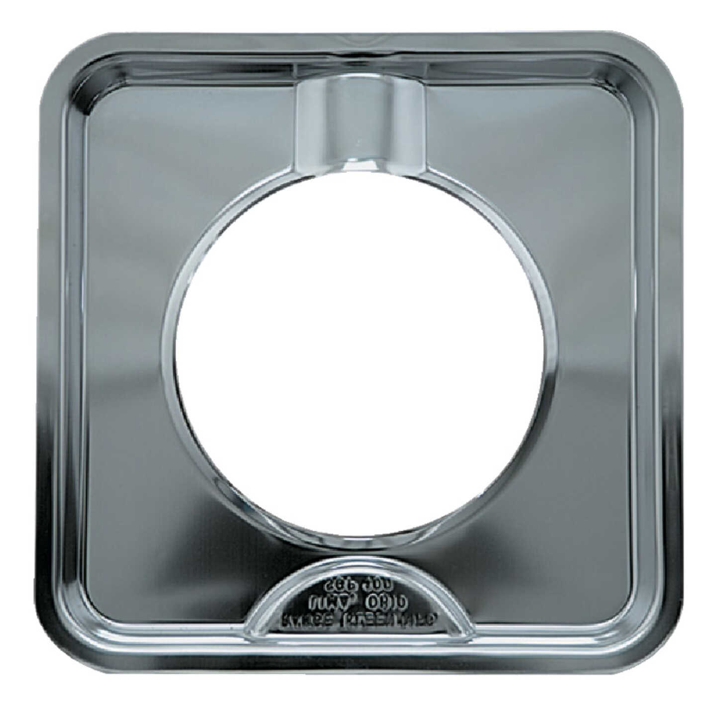 Range Kleen Gas 4-3/8" Style H Square Chrome Drip Pan Image 1