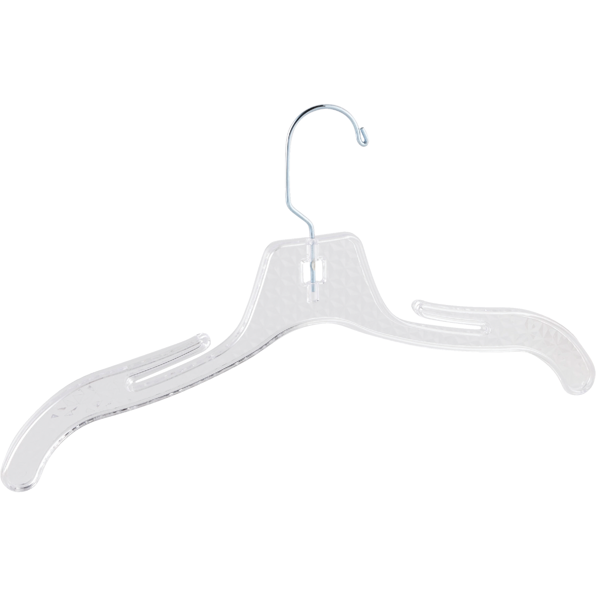 Homz Smart Solutions Crystal Cut Clear Plastic Dress Hanger