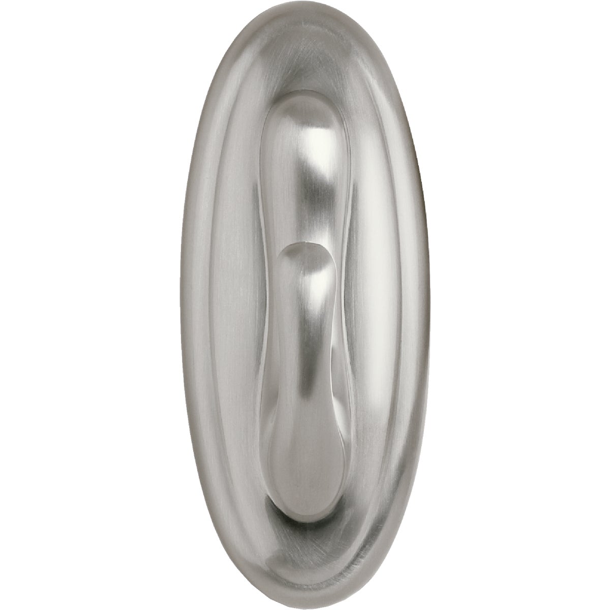 Command Large Traditional Hook, Brushed Nickel, 1 Hook, 2 Strips Image 3