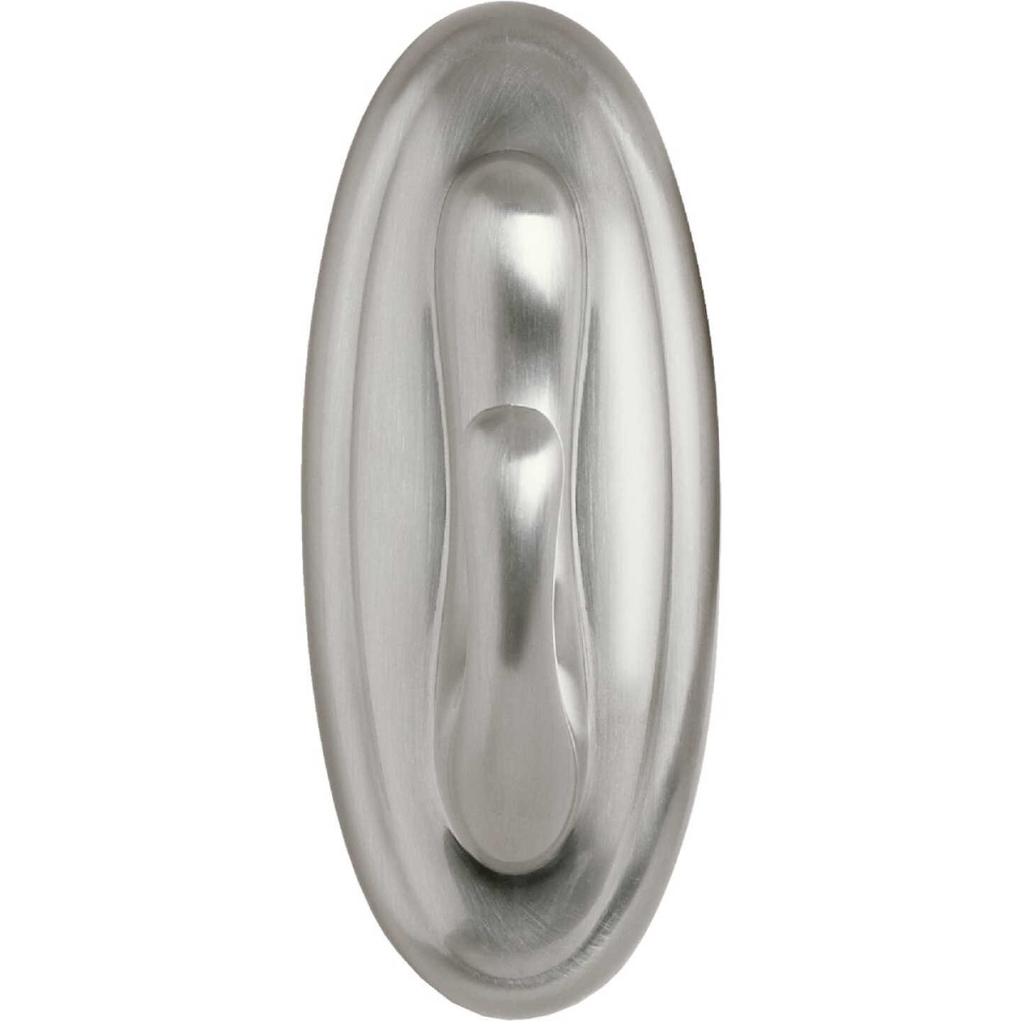 Command Large Traditional Hook, Brushed Nickel, 1 Hook, 2 Strips Image 3
