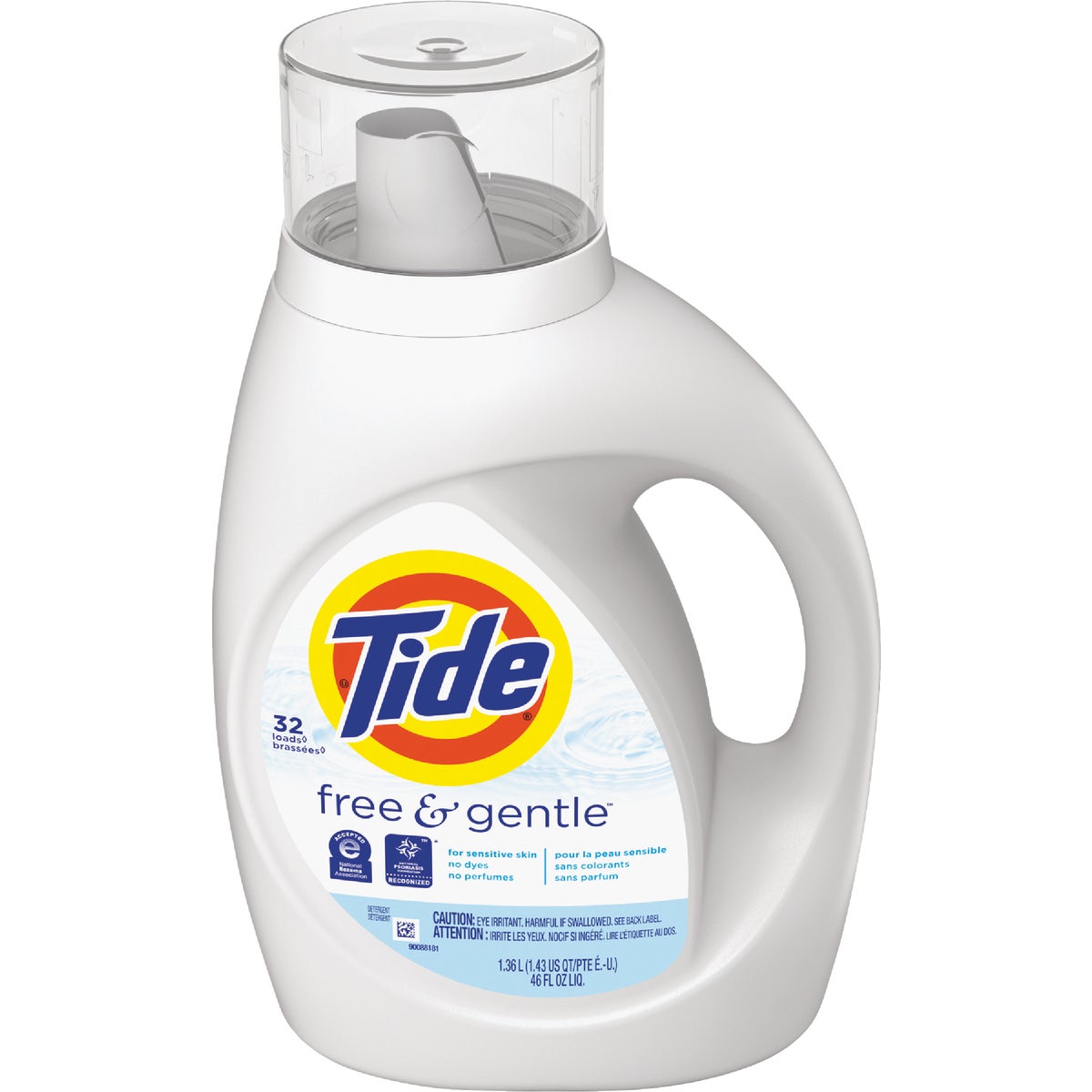 Tide 42 Oz. 32 Load Free & Gentle Liquid Laundry Detergent Image 2