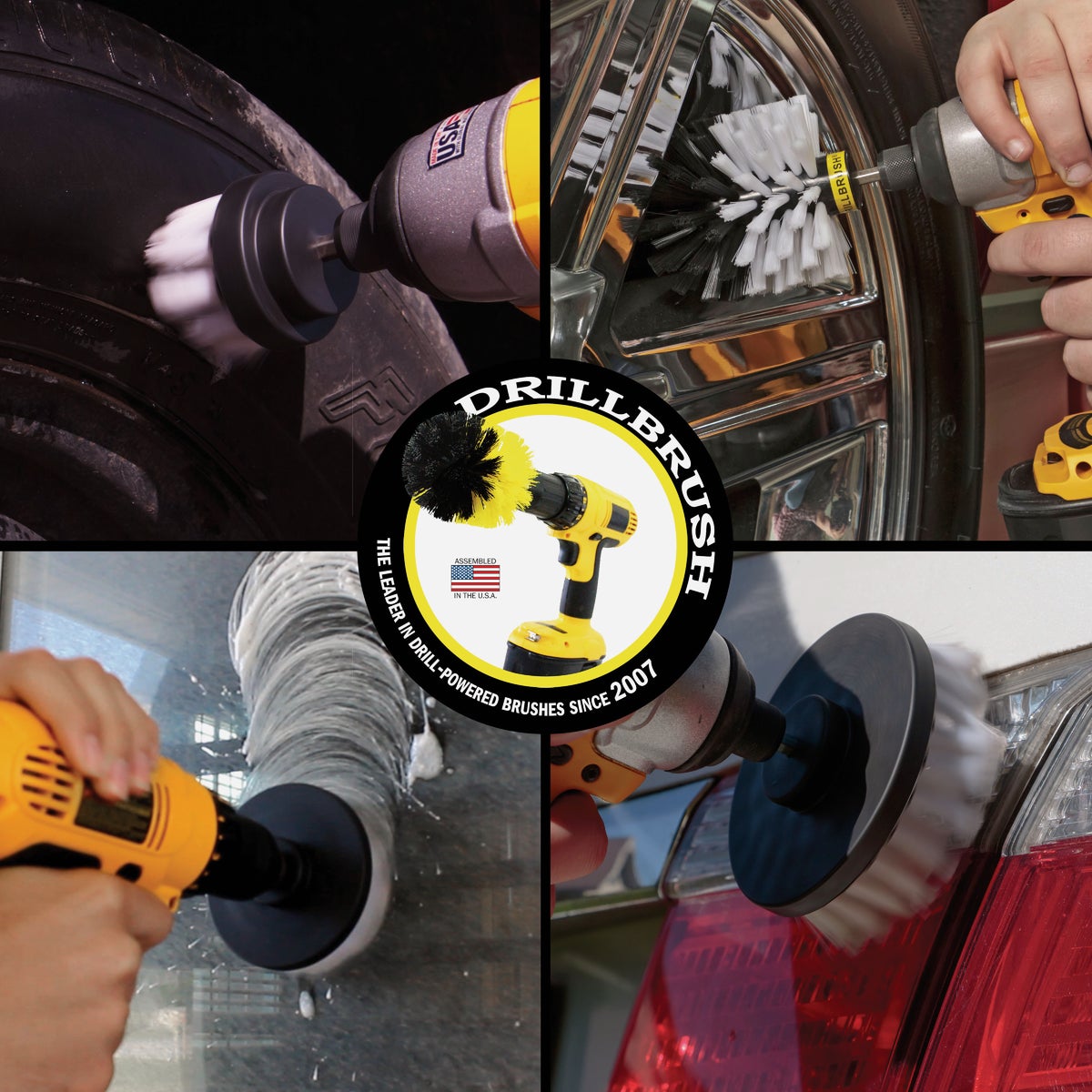 Drillbrush Automotive Soft White Drill Brush (4 Piece) Image 5