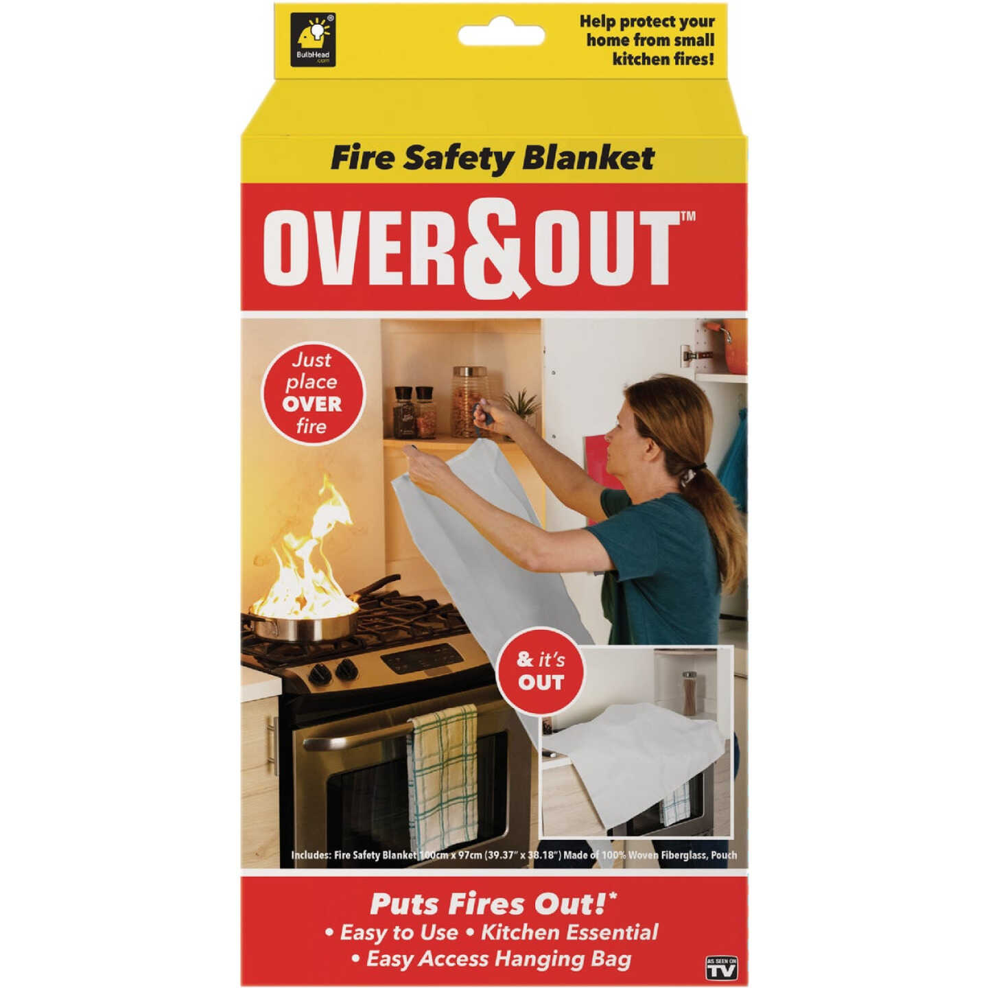 Over & Out Fire Safety Blanket Image 1