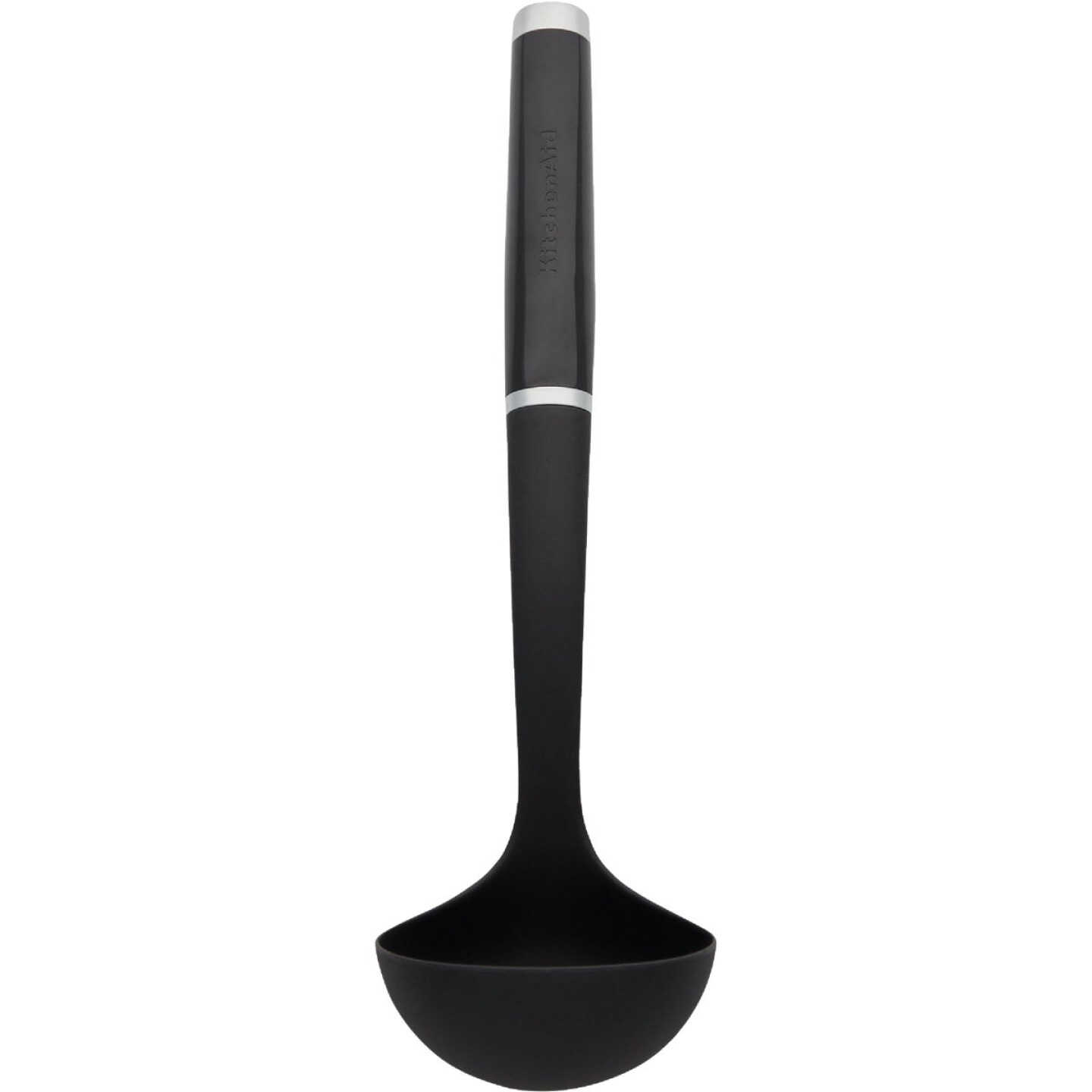 KitchenAid 12 In. Black Nylon Ladle Image 1