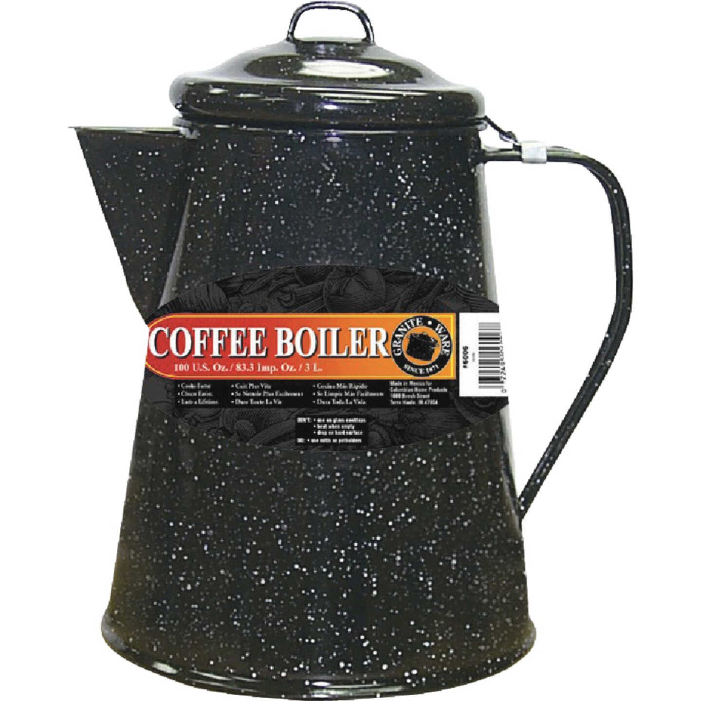 GraniteWare 12 Cup Black Coffee Boiler Image 1