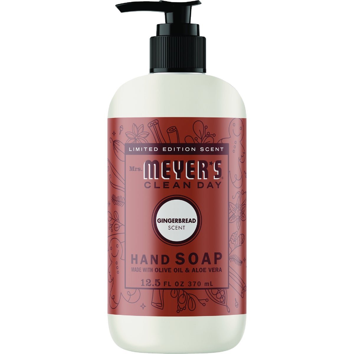 Mrs. Meyer's Clean Day 12.5 Oz. Gingerbread Liquid Hand Soap Image 1
