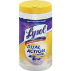 Lysol Dual Action Disinfecting Wipes (75-Count) Image 1