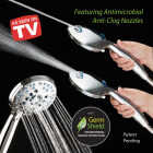 AquaCare Chrome 8-Setting Handheld Shower Head Image 3