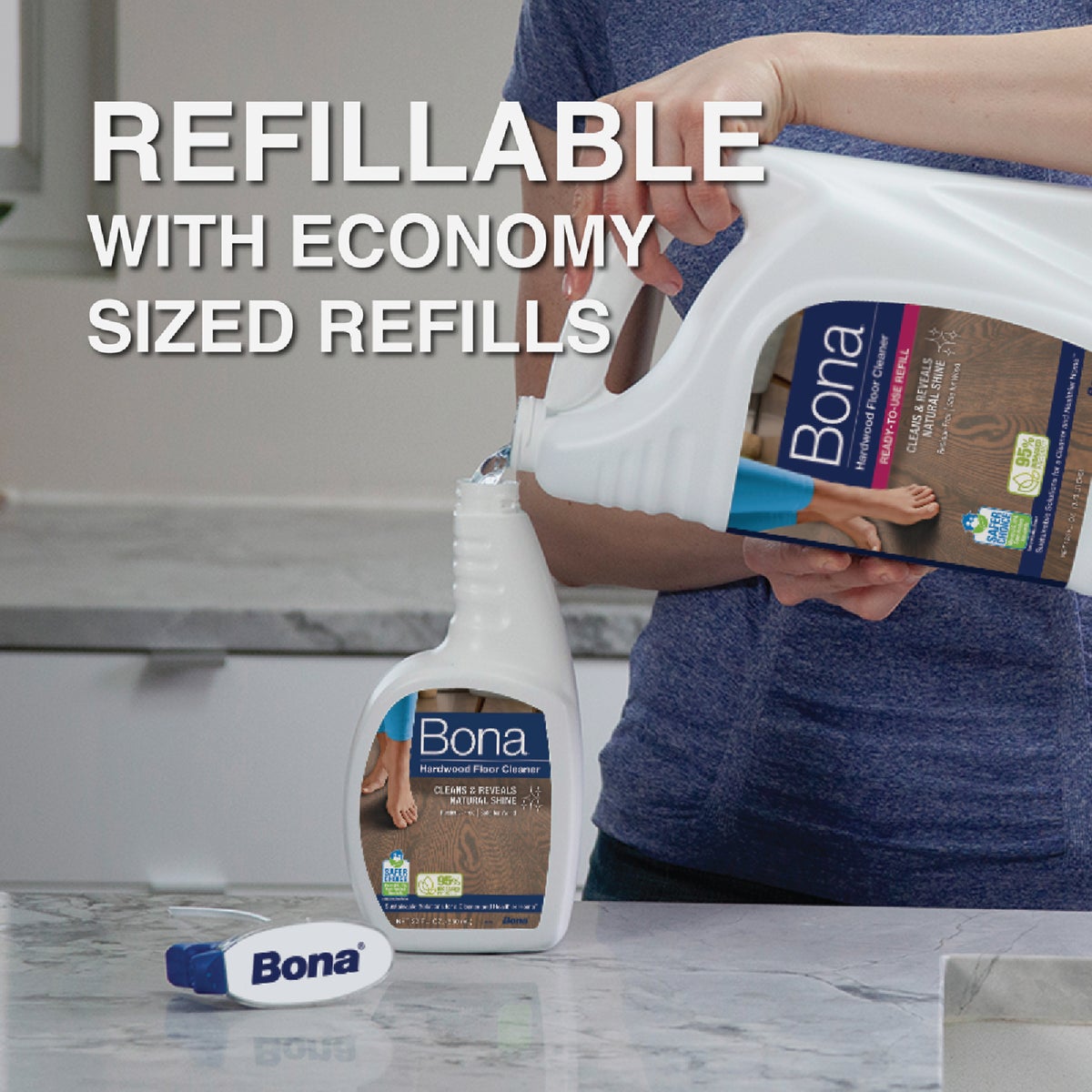 Bona 32 Oz. Hardwood Trigger Spray Floor Cleaner Image 4