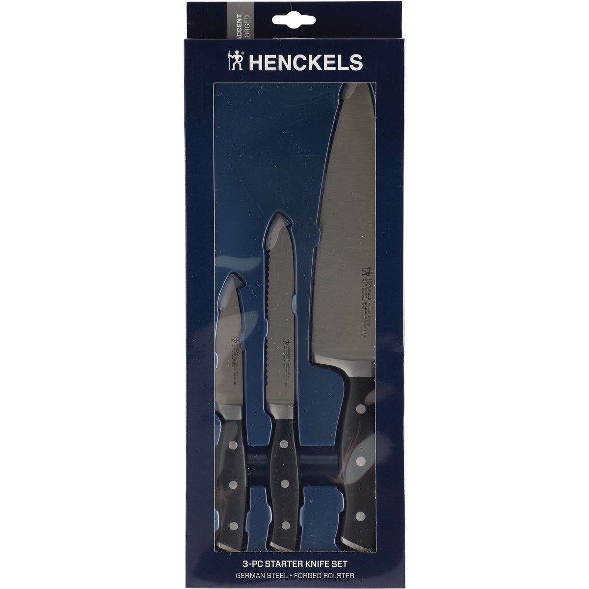 J. A. Henckels International Forged Accent 3-Piece Chef Knife Set Image 2
