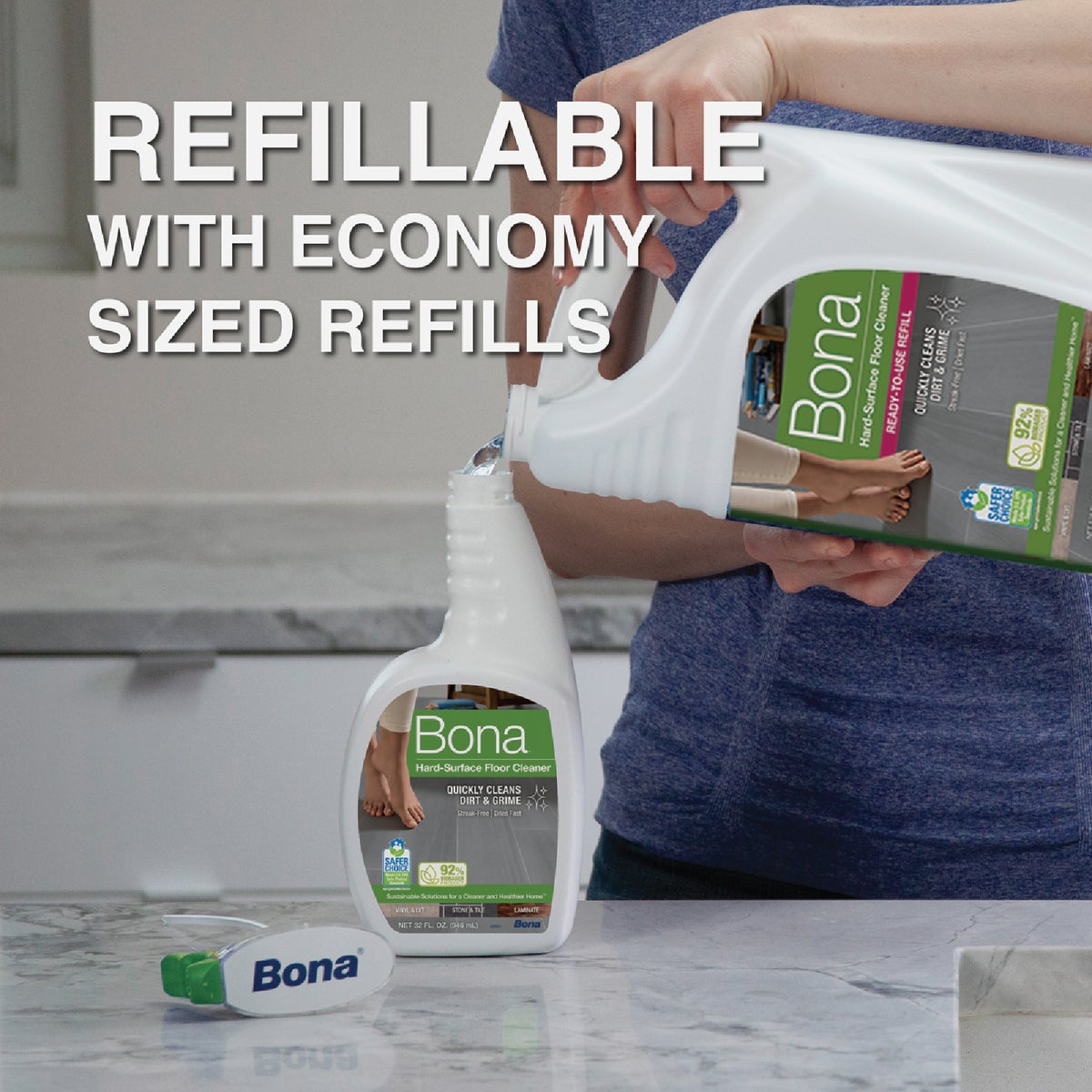 Bona 32 Oz. Hard Surface Trigger Spray Floor Cleaner Image 4